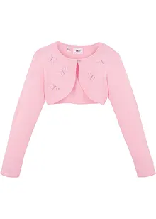 Strikket bolero med sommerfugl-applikasjon, bonprix