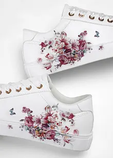 Sneakers med blomstermønster, bonprix