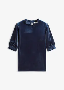 Topp i myk fløyel, bonprix