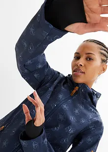 Vannavvisende softshelljakke  med blomstermønster, bonprix