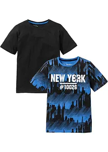 T-skjorte i 100% bomull (2-pack), bonprix