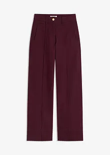 Twillbukse med biser og lomme med sydd kant, bonprix