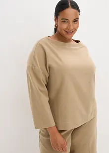 Tunika i formstabilt materiale med fiskebensmønster, bonprix