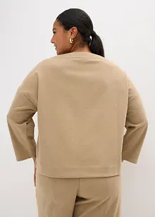 Tunika i formstabilt materiale med fiskebensmønster, bonprix