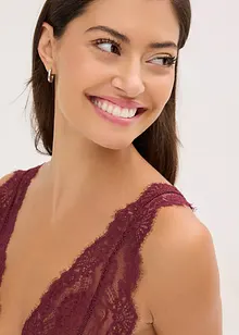 Bralette i tynt blondemateriale, bonprix