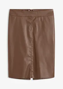 Trendy blyantskjørt i imitert skinn, bonprix