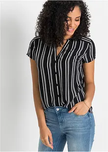 Kortermet bluse i 100% viskose, bonprix