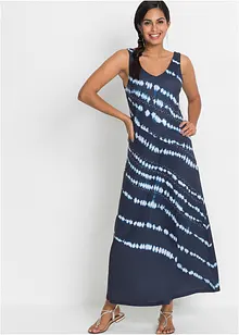 Maxikjole med batikkeffekt, bonprix