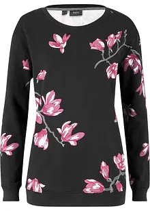 Sweatshirt av 100% bomull, i ledig snitt, bonprix