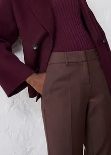 Bukse i smal modell med ull, bonprix