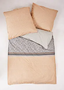 Sengesett i percale med stripemønster, bonprix