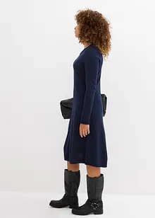 Strikkekjole i utsvingt modell, bonprix