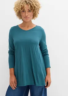 Langermet topp av myk viskose, bonprix