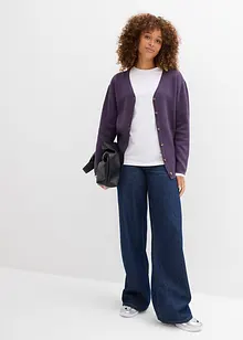 Finstrikket jakke, bonprix