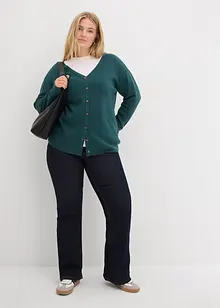 Finstrikket jakke, bonprix