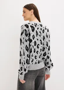 Mønstret cardigan, bonprix