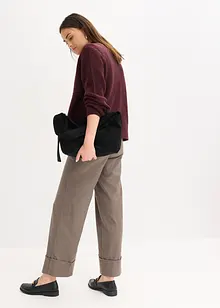 Cardigan med flettemønster, bonprix