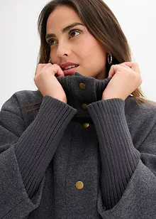 Kort kåpe i ullstil, bonprix