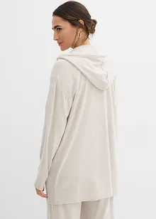 Finstrikket cardigan i lett viskosemiks, bonprix