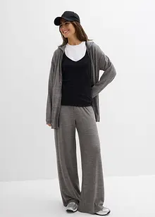 Finstrikket cardigan i lett viskosemiks, bonprix