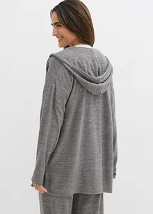 Finstrikket cardigan i lett viskosemiks, bonprix