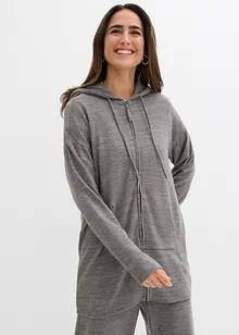 Finstrikket cardigan i lett viskosemiks, bonprix