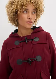 Duffeljakke i ullstil, bonprix