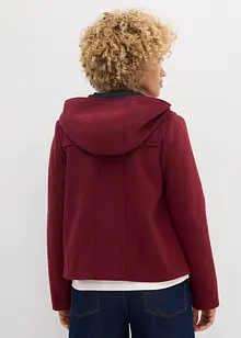 Duffeljakke i ullstil, bonprix