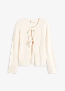 Strikkejakke i bomullsmiks, bonprix