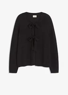 Strikkejakke i bomullsmiks, bonprix