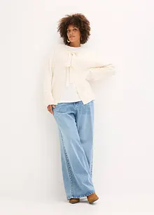 Strikkejakke i bomullsmiks, bonprix