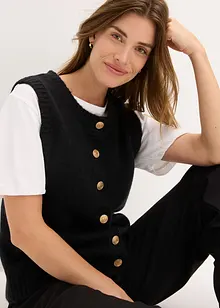 Strikket vest, bonprix