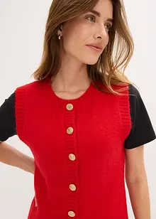 Strikket vest, bonprix