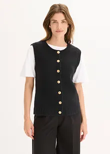 Strikket vest, bonprix