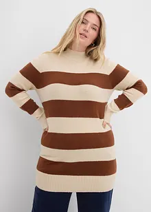 Lang, strikket genser, bonprix