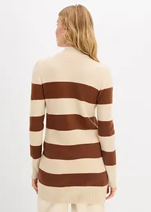 Lang, strikket genser, bonprix