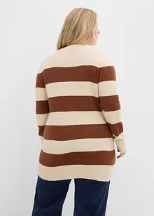 Lang, strikket genser, bonprix