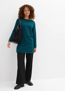 Lang genser med resirkulert bomull, bonprix