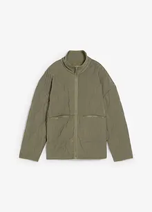 Oversized vattert jakke, bonprix