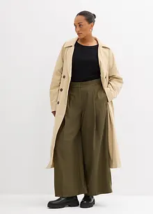 Bukse i viskosemiks med spenner i siden, bonprix