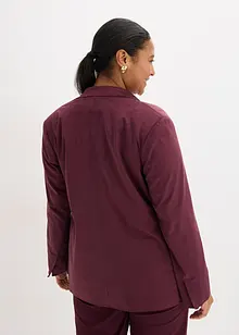 Blazer i semsket skinn, bonprix