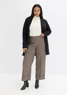 Pull on-bukse med rutemønster, bonprix