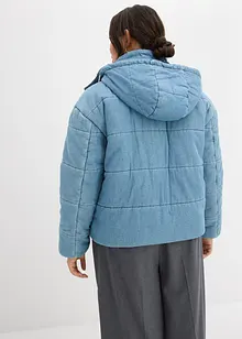 Vattert jakke i denim, bonprix