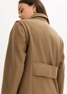 Lodden kåpe med avtagbare ermer, bonprix