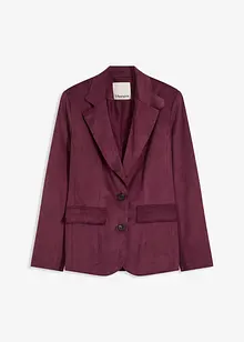 Blazer i semsket skinn, bonprix