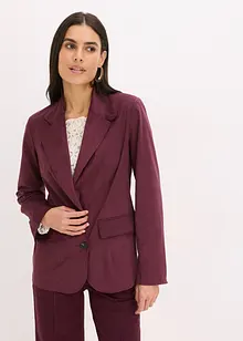Blazer i semsket skinn, bonprix