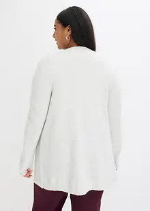 Kort strikkekåpe med paljetter og glansgarn, bonprix