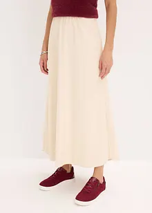 Maxiskjørt i strukturmateriale, bonprix