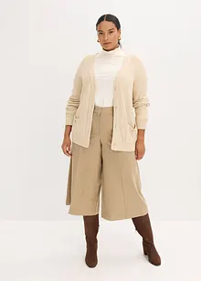 Bukse i ullstil med fiskebensmønster, bonprix