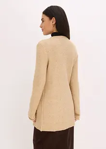 Kort strikkekåpe med paljetter og glansgarn, bonprix